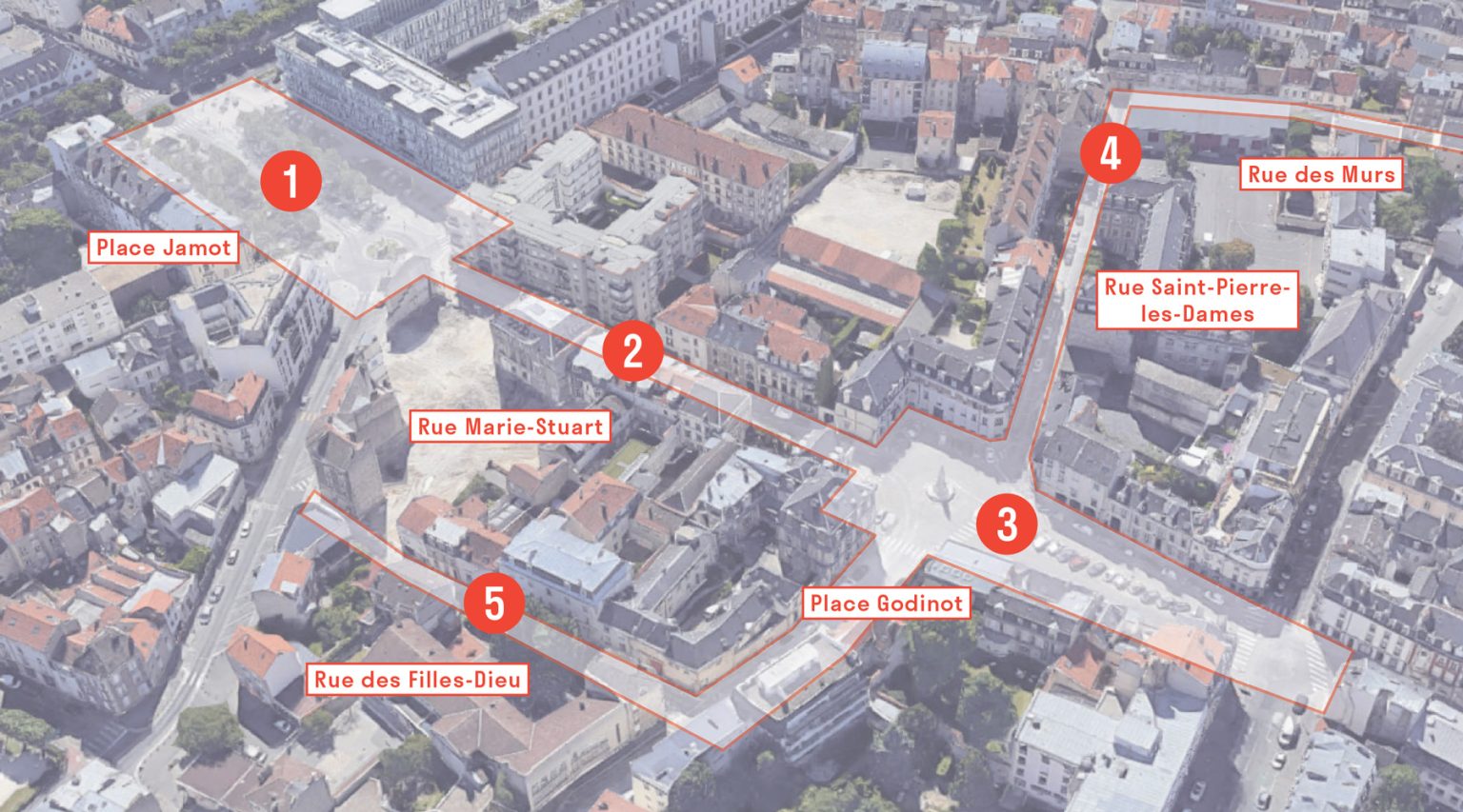 Reims : Places Godinot & Jamot - BASE